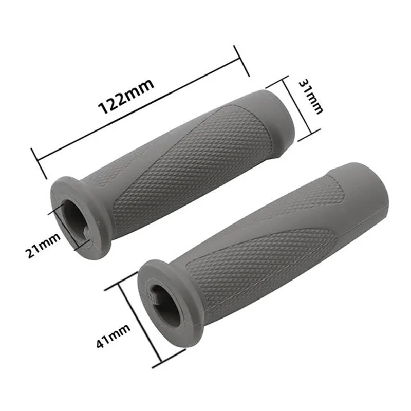 1 Pair For Ninebot F20 / F25 / F40 / F30 Electric Scooter Rubber Anti-slip Handlebar Grips Cover