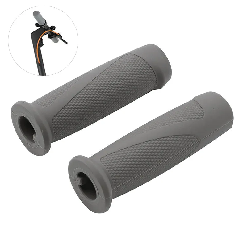 1 Pair For Ninebot F20 / F25 / F40 / F30 Electric Scooter Rubber Anti-slip Handlebar Grips Cover