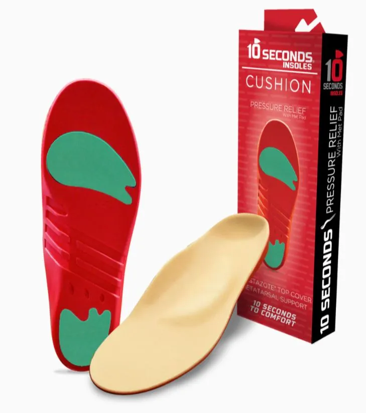 10 Seconds Pressure Relief Insoles with Met Pads