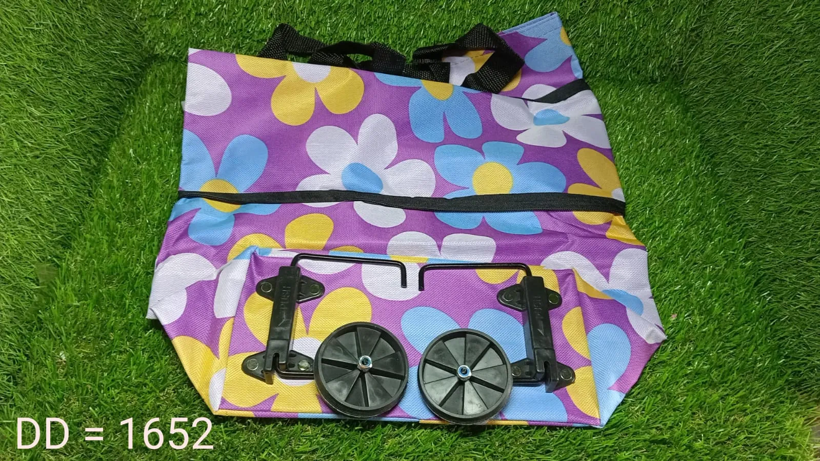 1652 Folding Cart Bags Trolley Shopping Bag For Travel Luggage