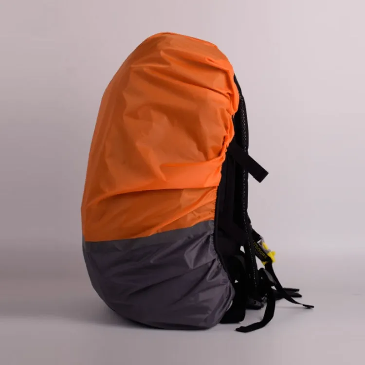 2 PCS Outdoor Mountaineering Color Matching Luminous Backpack Rain Cover, Size: L 45-55L(Gray   Red)