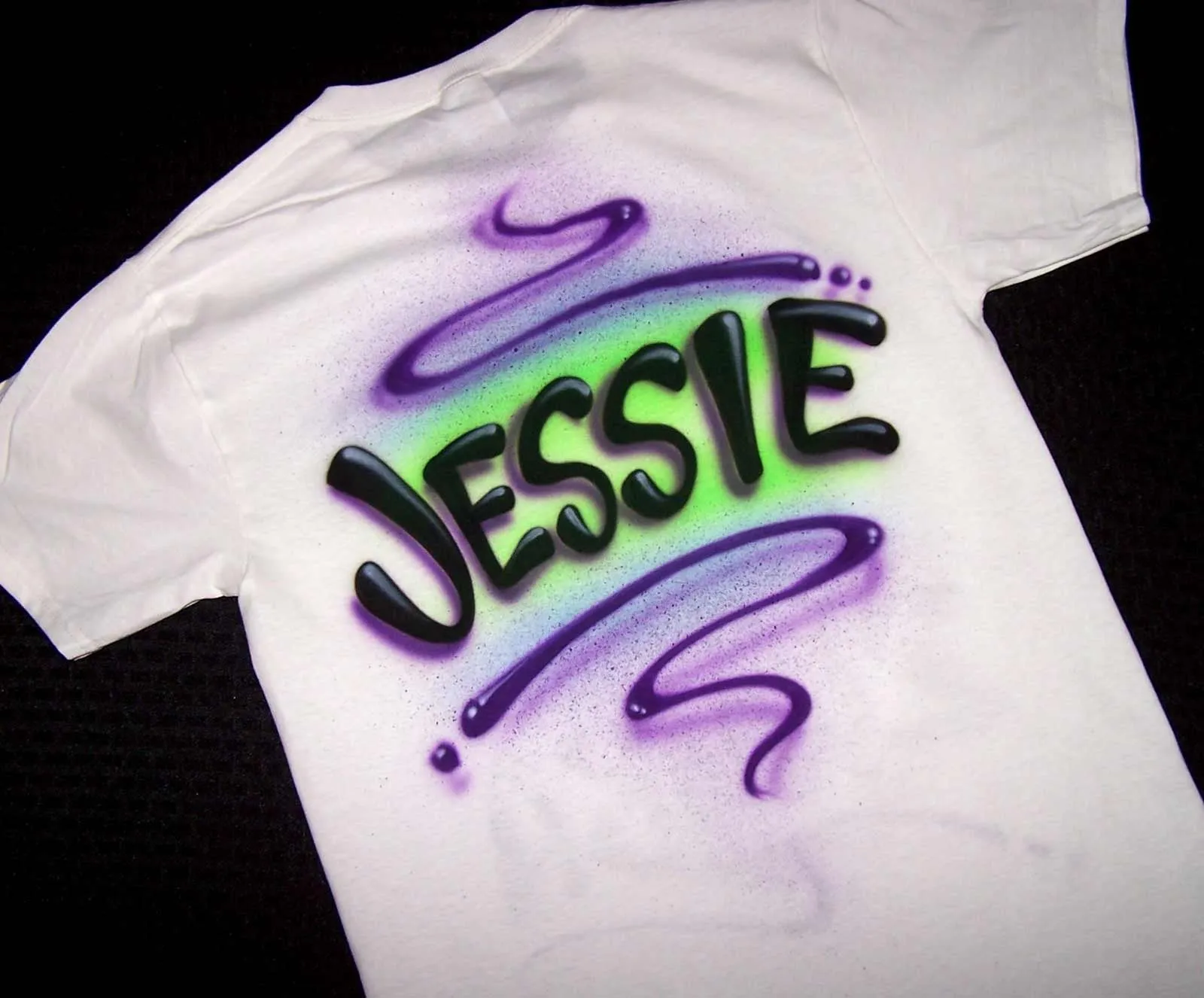 2 Sided Zumba Themed Personalized Airbrushed Shirt