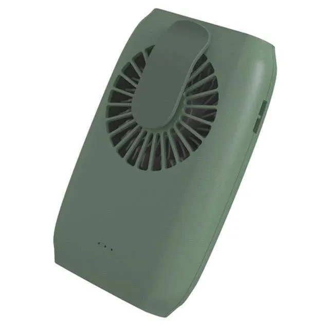 2000mAh Battery Small Neck Cooling Fan Hands-Free Rechargeable