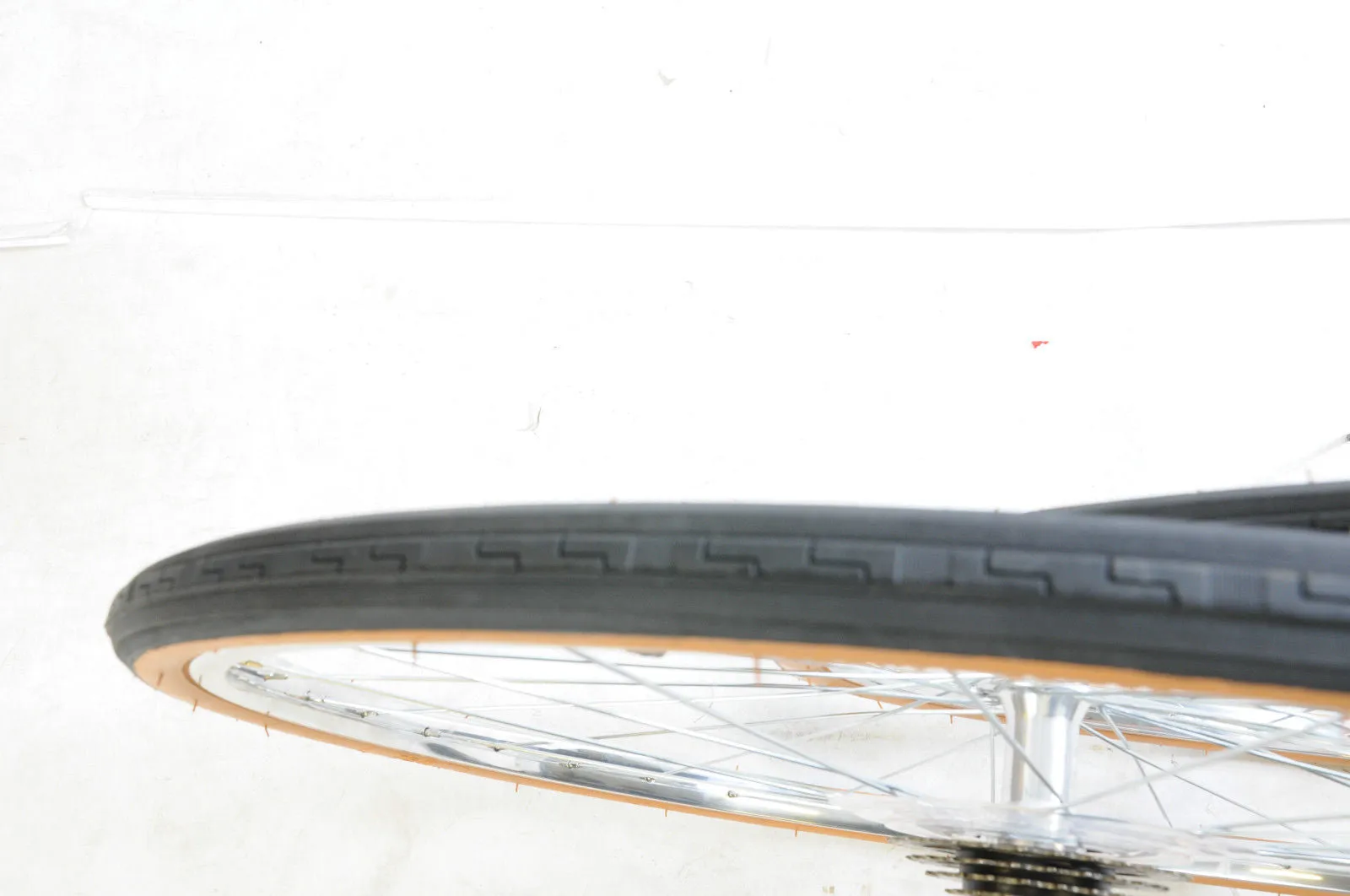 27x1 1-4 MULTI SPEED WHEEL SET WITH TYRES,TUBES FREEWHEEL FOR 50's 80's RACER