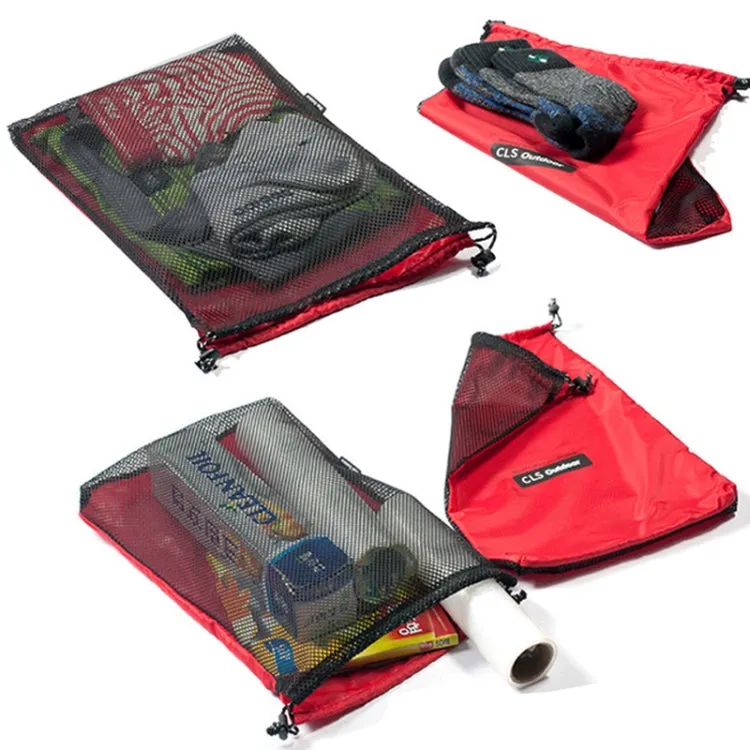 5 in 1 Multi-function Travel Portable Storage Camping Accessories Sorting Net Bag Set