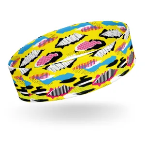 80's Pattern Aerobic Style Sports Quick Dry Headband