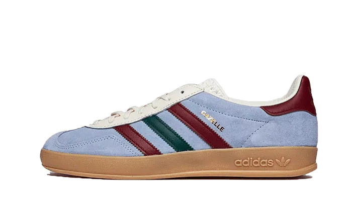 Adidas Gazelle Indoor Blue Dawn Collegiate Burgundy