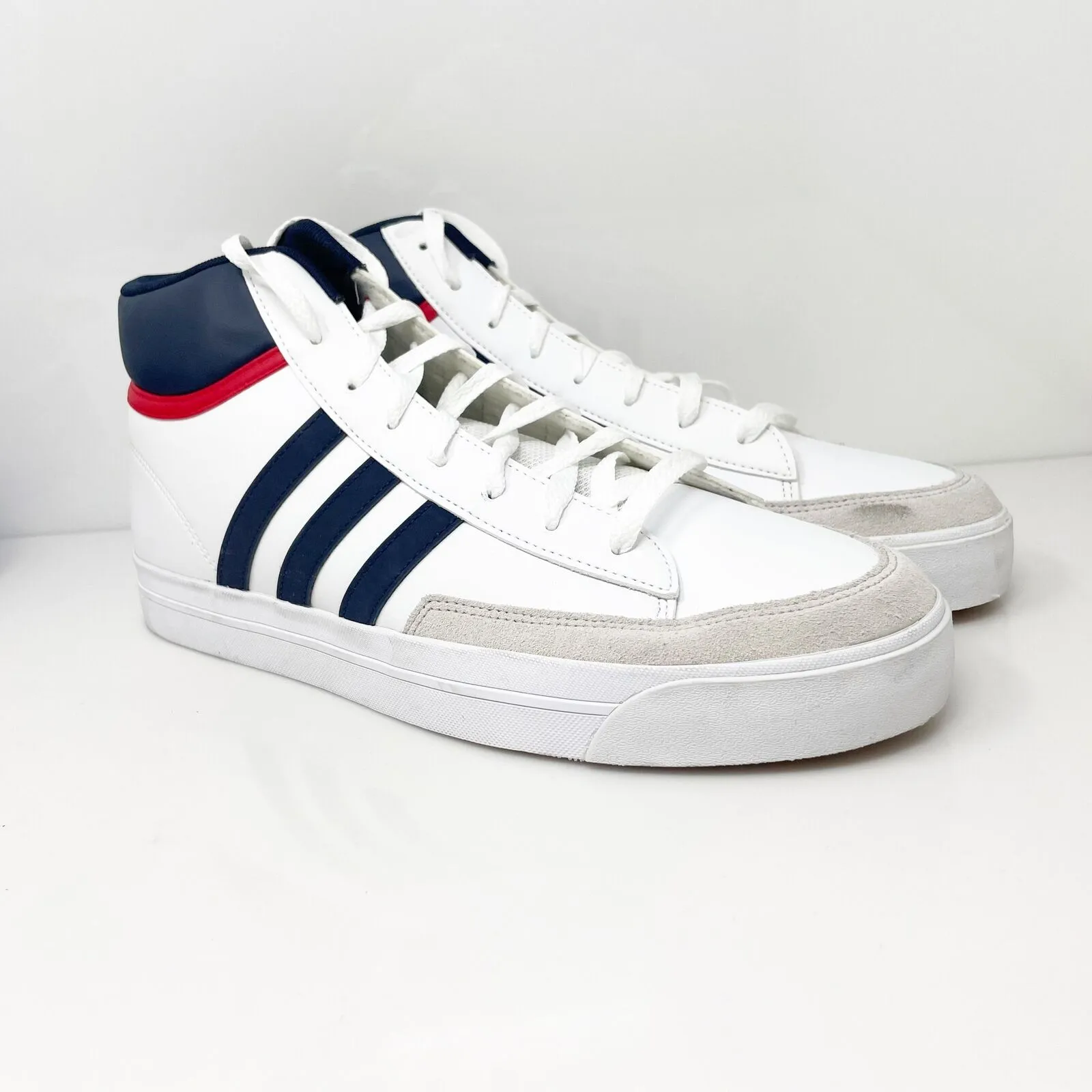 Adidas Mens Retrovulc Mid H02462 White Casual Shoes Sneakers Size 12