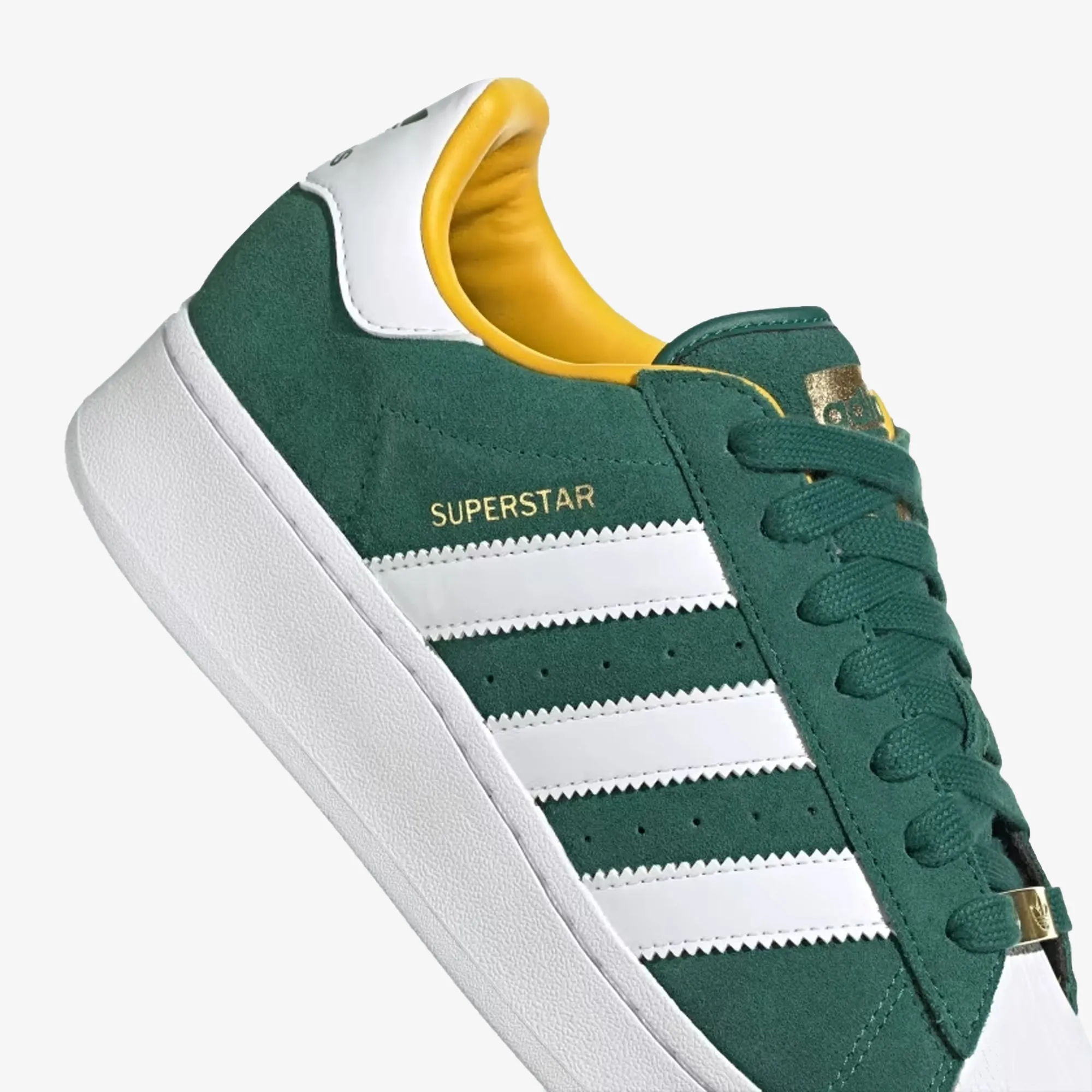 Adidas Originals | SUPERSTAR XLG  { CGRENN/FTWWHT/BOGOLD