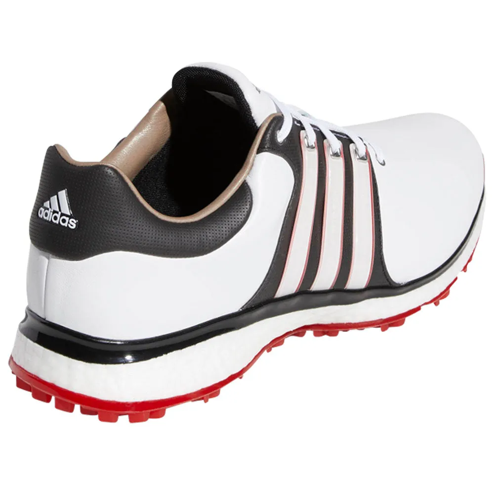 adidas Tour 360 XT SL Spikeless Shoes - White/Black/Red