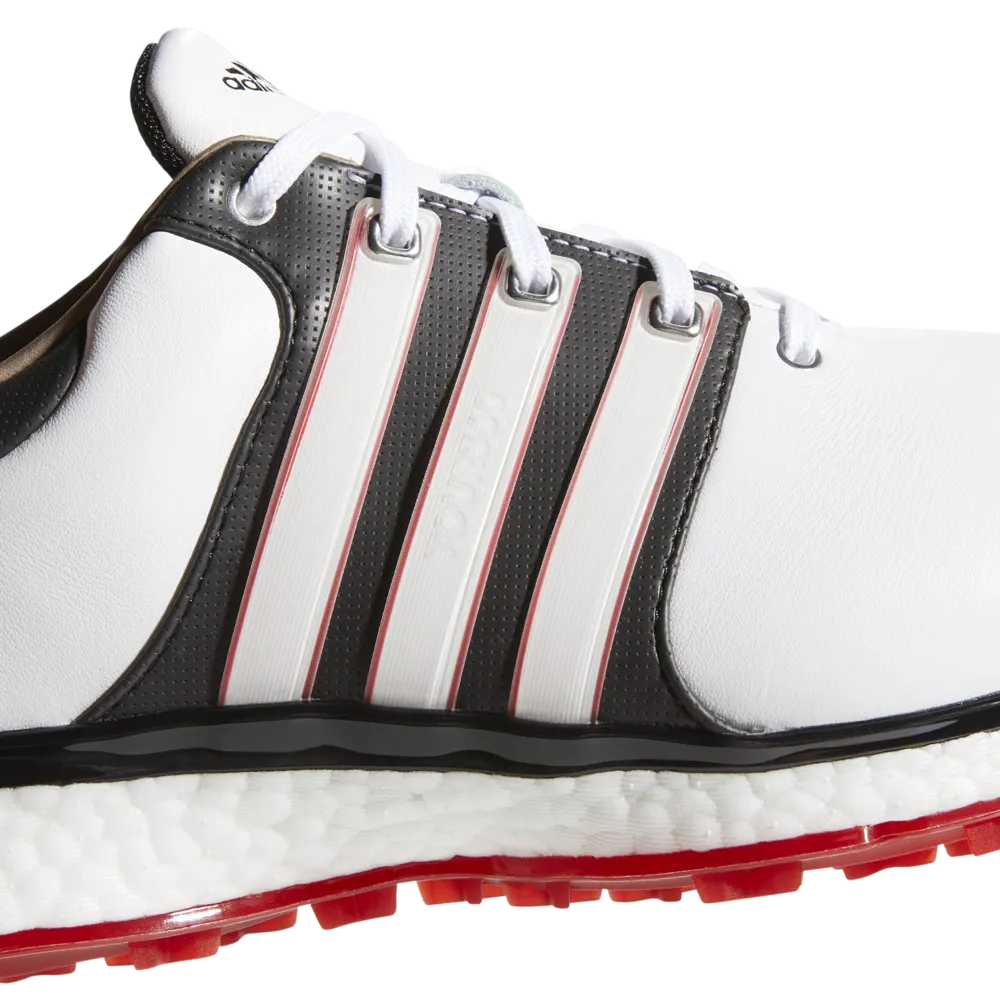 adidas Tour 360 XT SL Spikeless Shoes - White/Black/Red