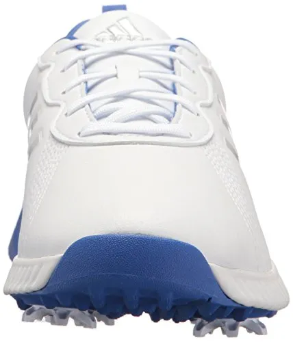 adidas Women's W Response Bounce Golf Shoe, FTWR White/FTWR White/hi-res Blue, 7 Medium US