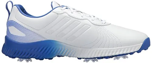 adidas Women's W Response Bounce Golf Shoe, FTWR White/FTWR White/hi-res Blue, 7 Medium US