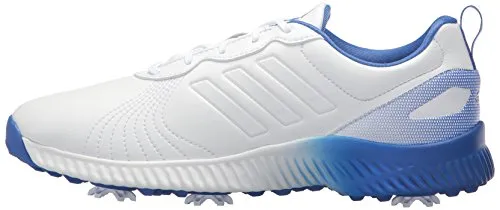 adidas Women's W Response Bounce Golf Shoe, FTWR White/FTWR White/hi-res Blue, 7 Medium US