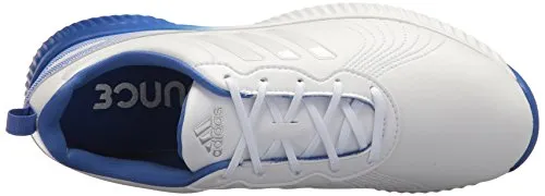 adidas Women's W Response Bounce Golf Shoe, FTWR White/FTWR White/hi-res Blue, 7 Medium US