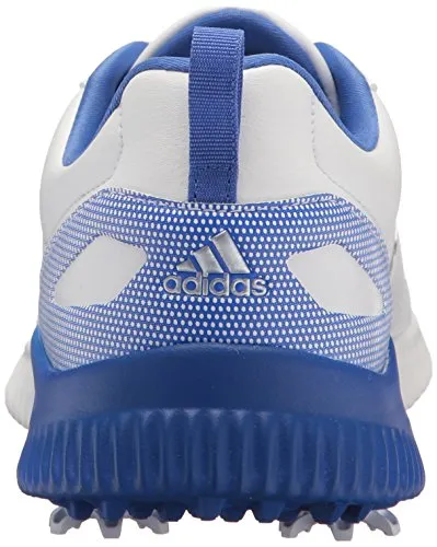 adidas Women's W Response Bounce Golf Shoe, FTWR White/FTWR White/hi-res Blue, 7 Medium US