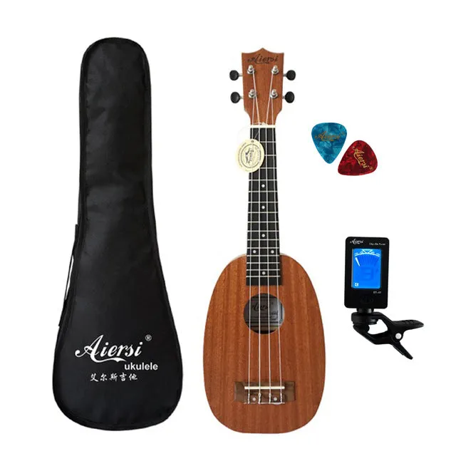 Aiersi brand 21 inch ukelele mahogany Soprano ukulele musical instrument guitar