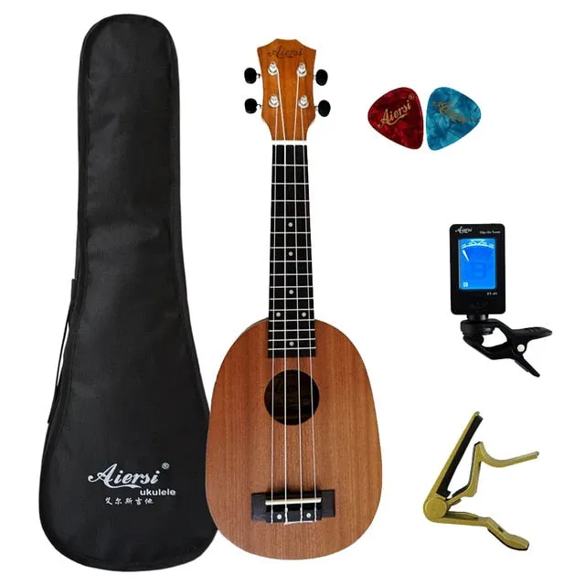 Aiersi brand 21 inch ukelele mahogany Soprano ukulele musical instrument guitar