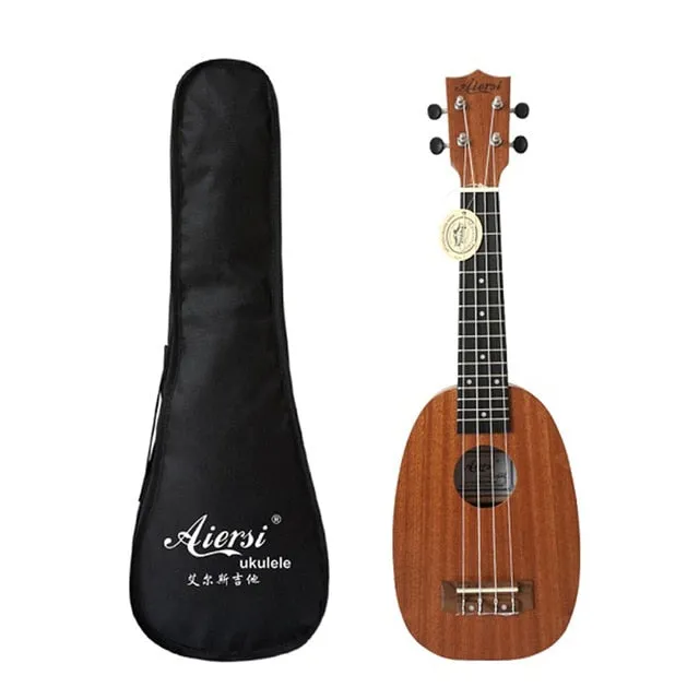 Aiersi brand 21 inch ukelele mahogany Soprano ukulele musical instrument guitar