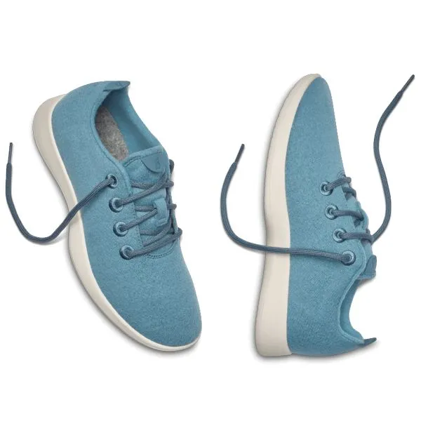 Allbirds Wool Runners - LIMITED EDITION : Tidal Blue (White Sole)