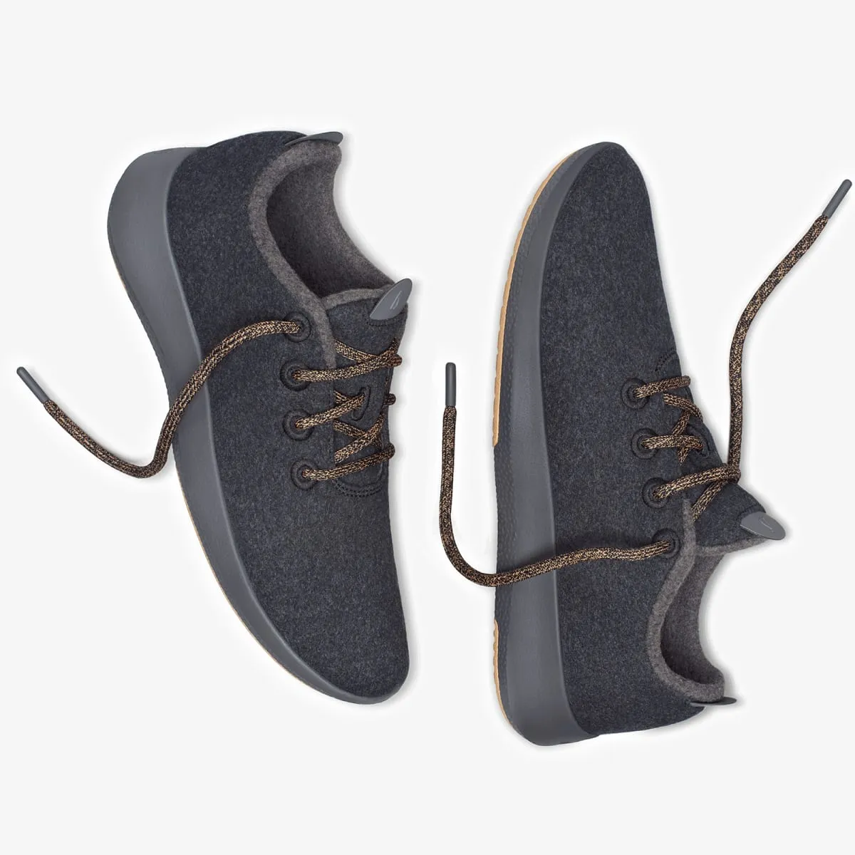 Allbirds Wool Runners Mizzles - LIMITED EDITION: Black Sands (Asphalt Sole) EX