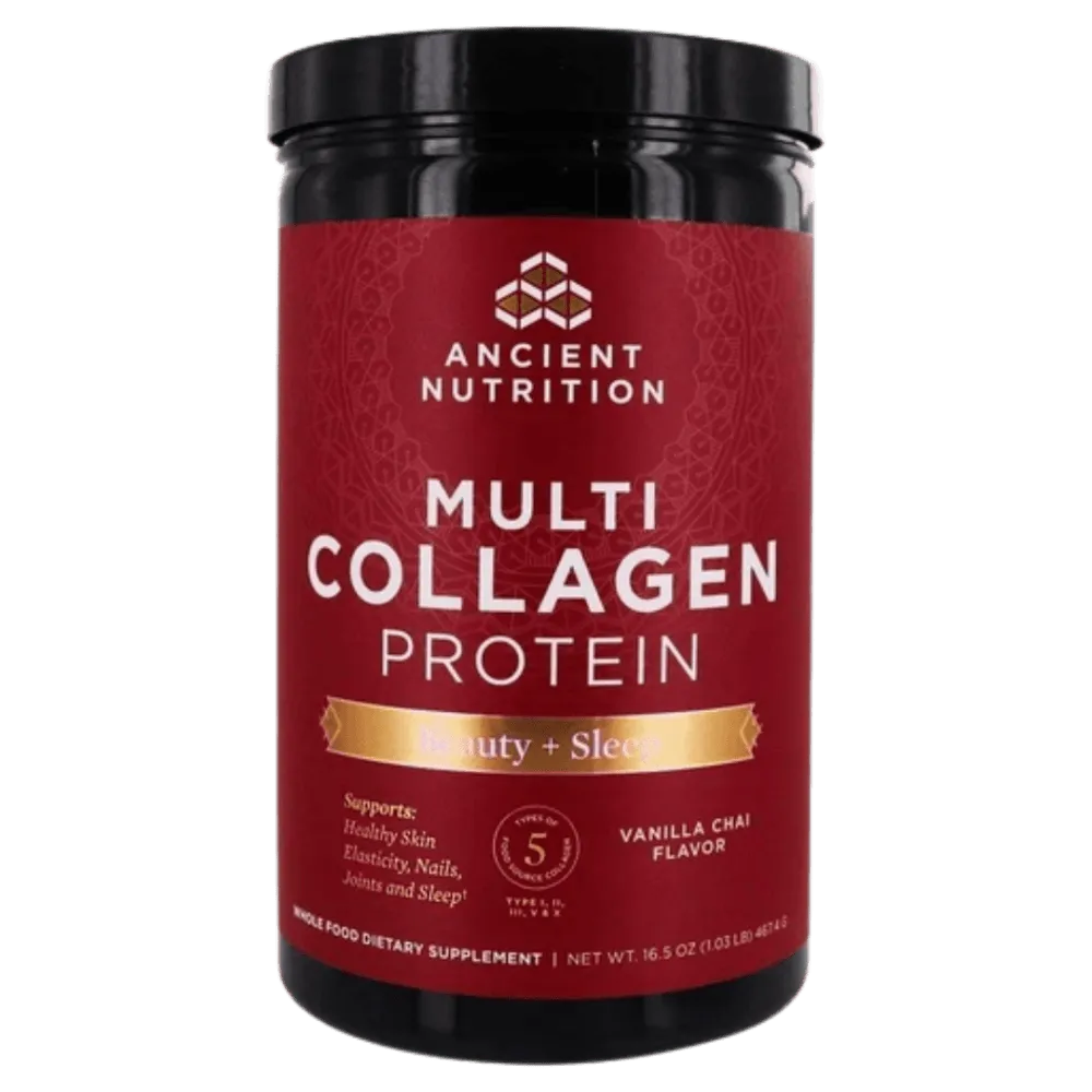 Ancient Nutrition Dr. Axe Multi Collagen Protein Beauty   Sleep 24 Servings