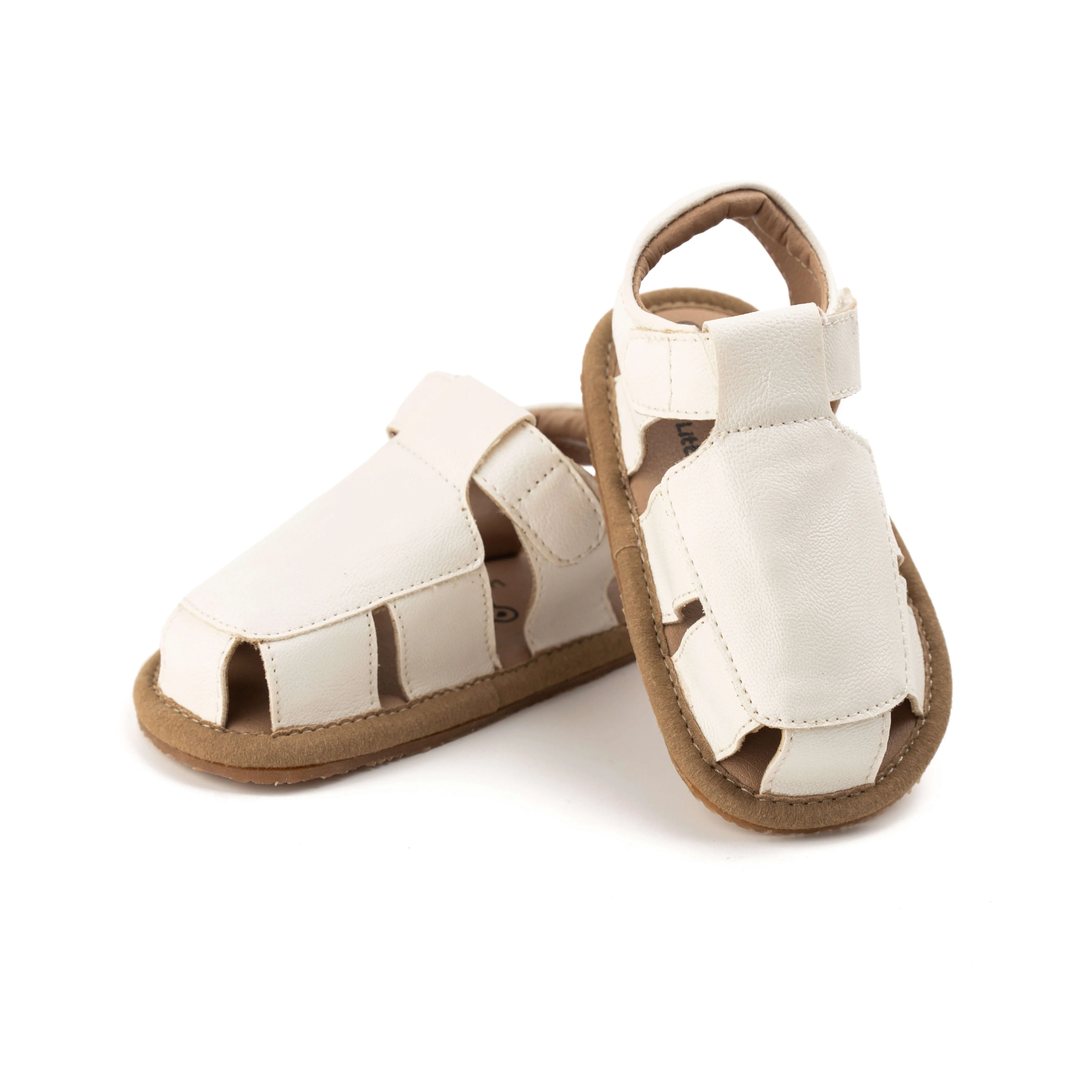 Archie Soft Sole Sandals - White