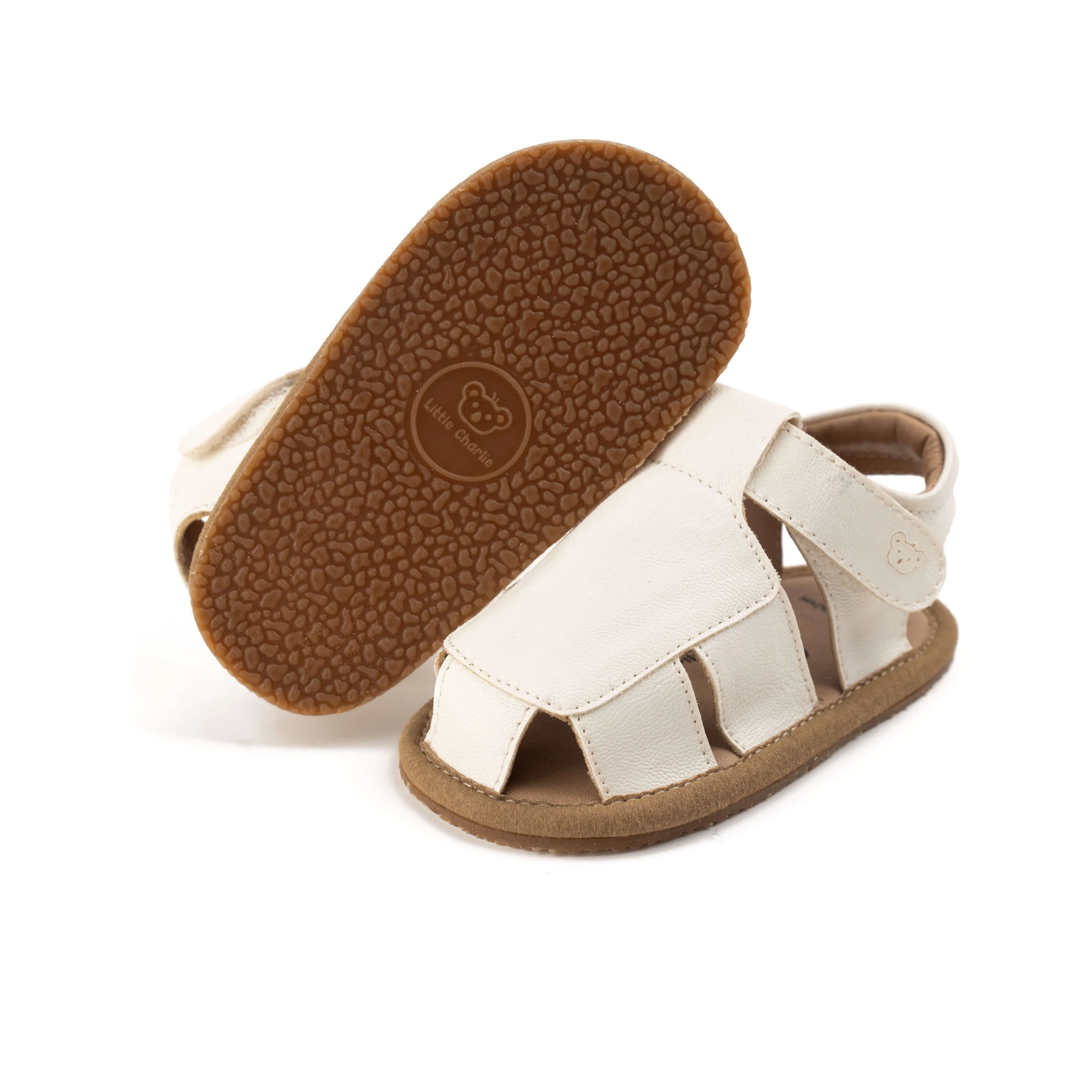 Archie Soft Sole Sandals - White