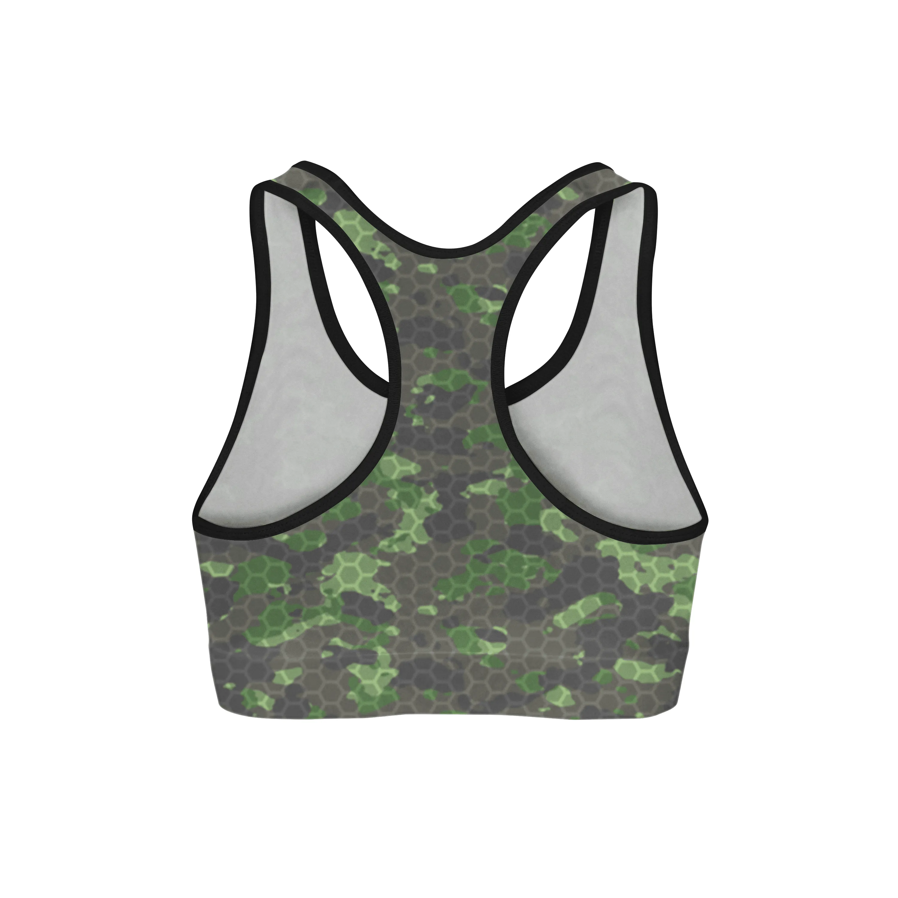 Army Hex Camo Sports Bra