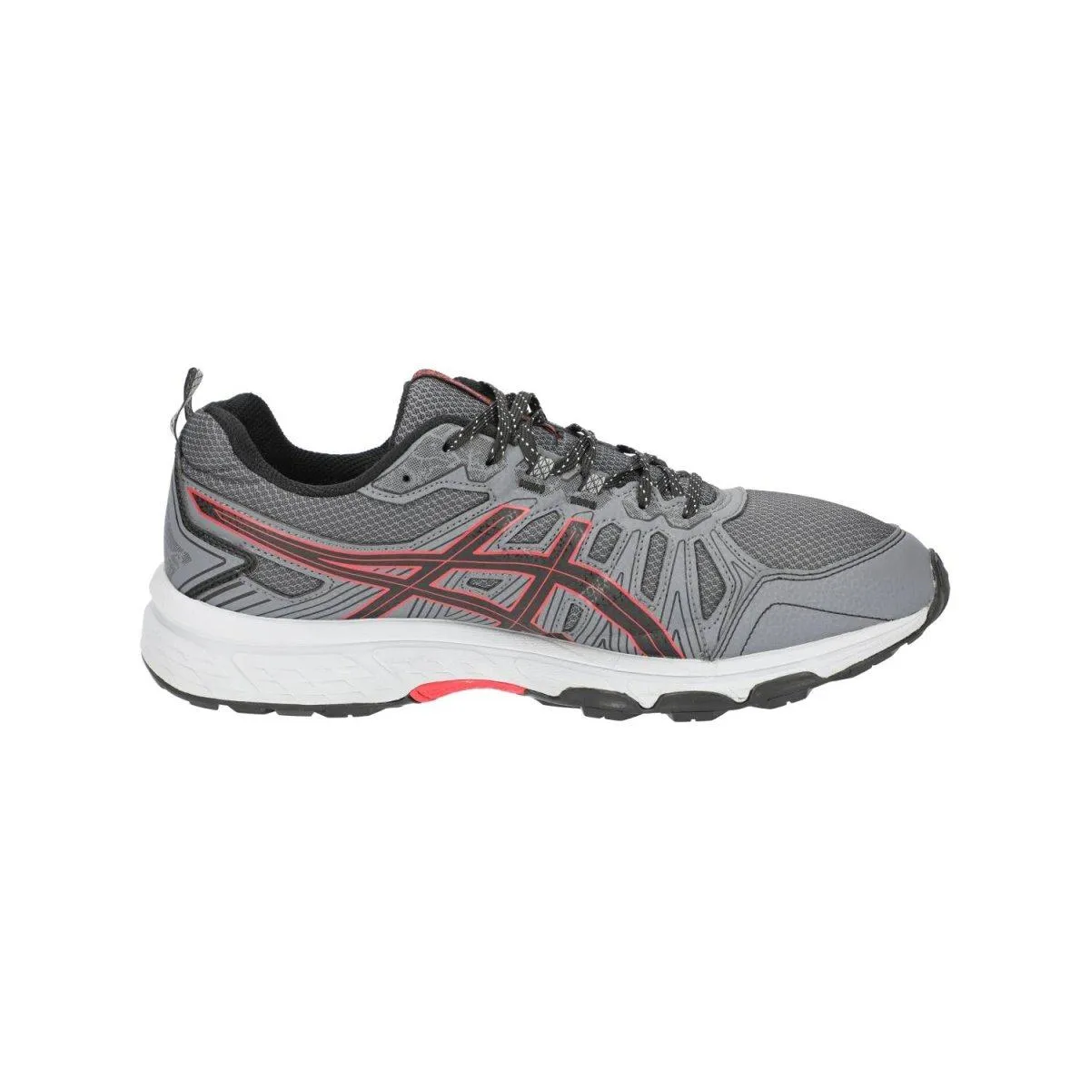 Asics Gel Venture 7 Running Sport Shoes Fabric Grey Colour For Men