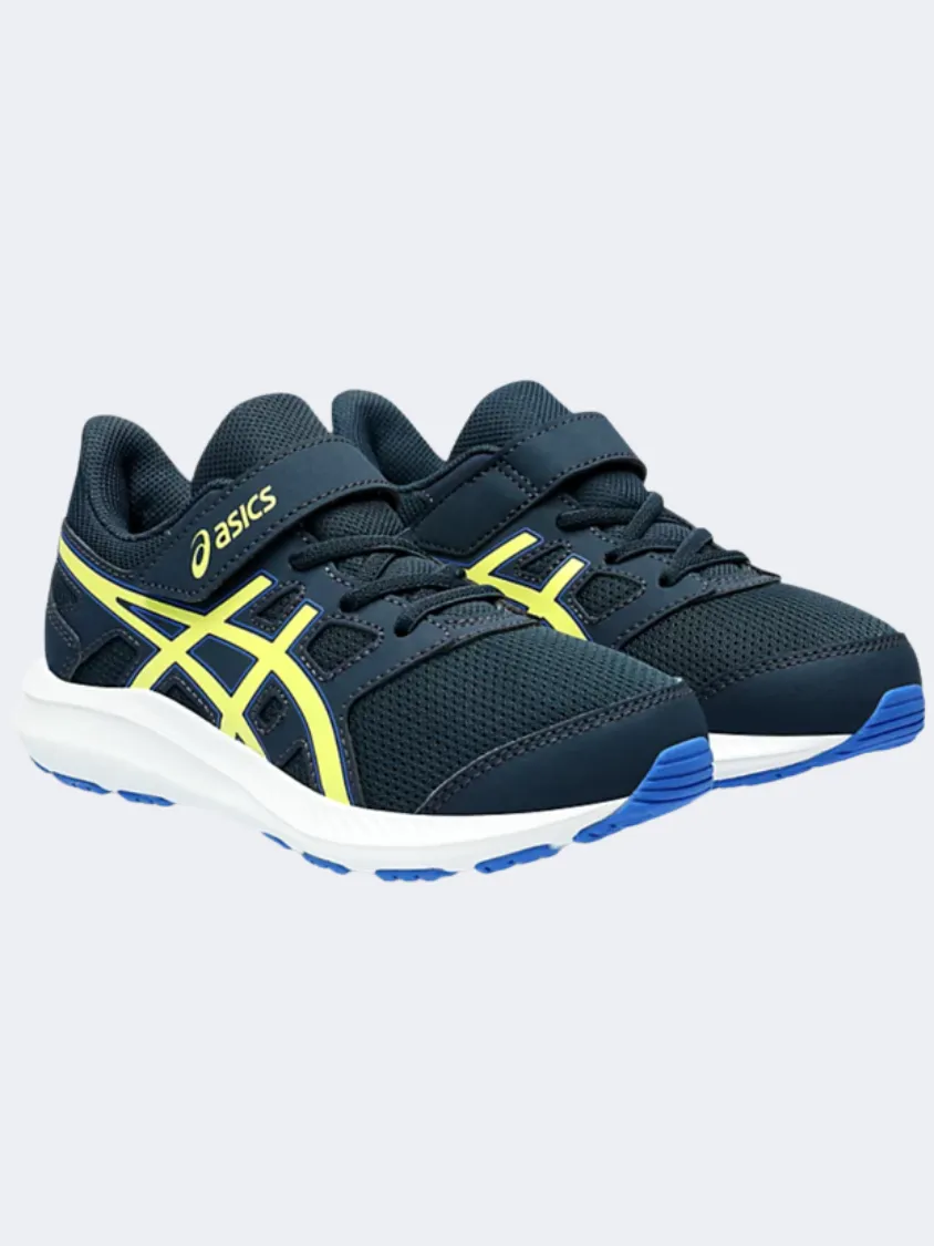 Asics Jolt 4  Ps Boys Running Shoes French Blue/Yellow