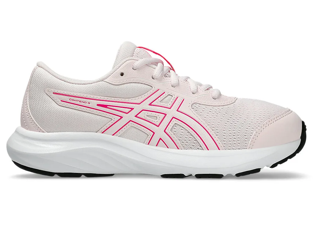 ASICS JUNIOR CONTEND 9 PALE PINK RUNNING SHOES