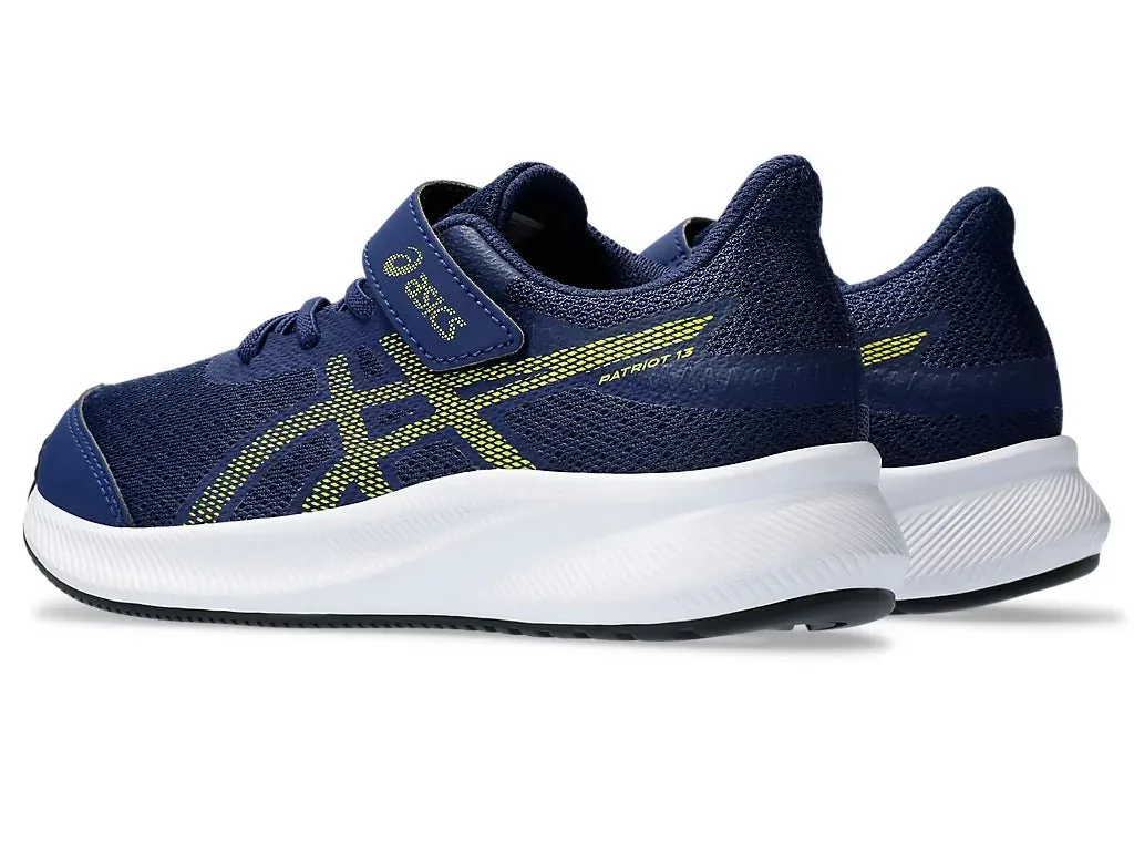 ASICS KIDS PATRIOT 13 BLUE/YELLOW SHOES