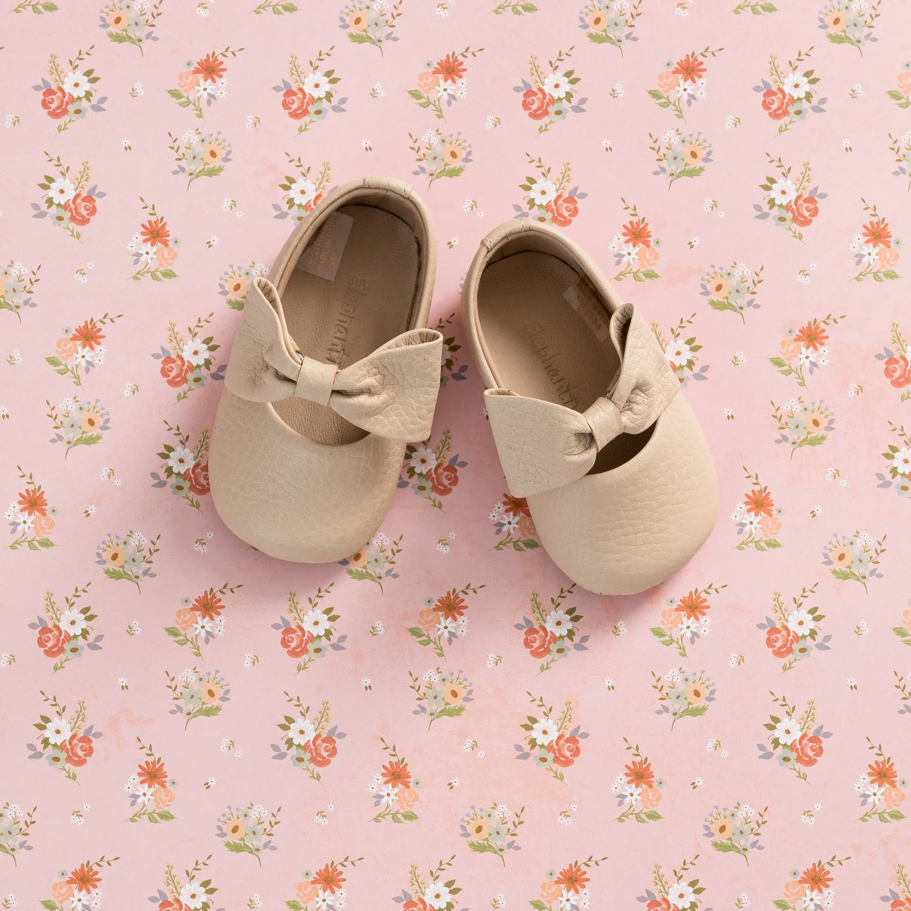 Baby Ballerina with Bow Cream