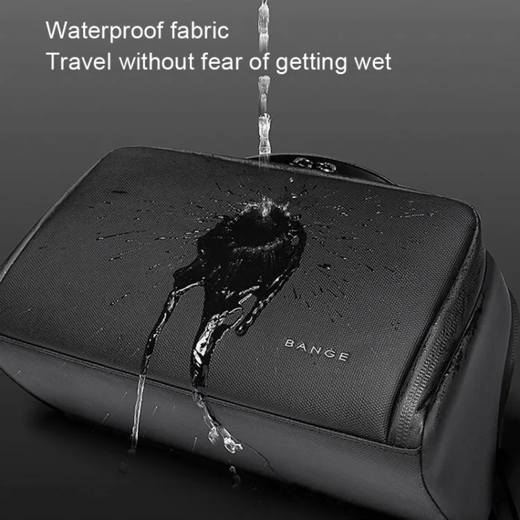 BANGE BG-22196 Waterproof Washing Bag Convenient Storage Cosmetic Bag(Black)