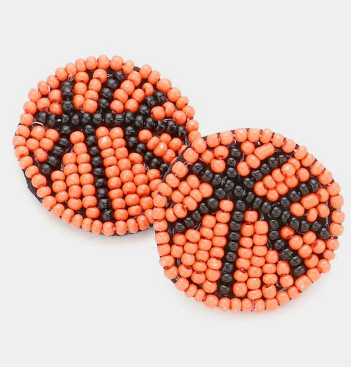 Beaded Sports Earrings