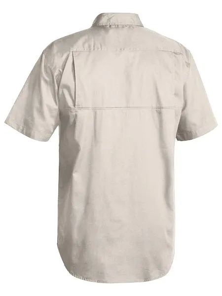 Bisley Cool Lightweight Drill Shirt - Short Sleeve (BS1893)