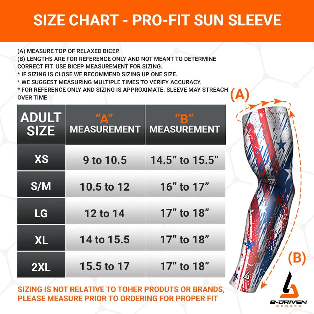 Black Compression Arm Sleeve | Sun Sleeve