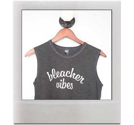 Bleacher Vibes Sleeveless Tee