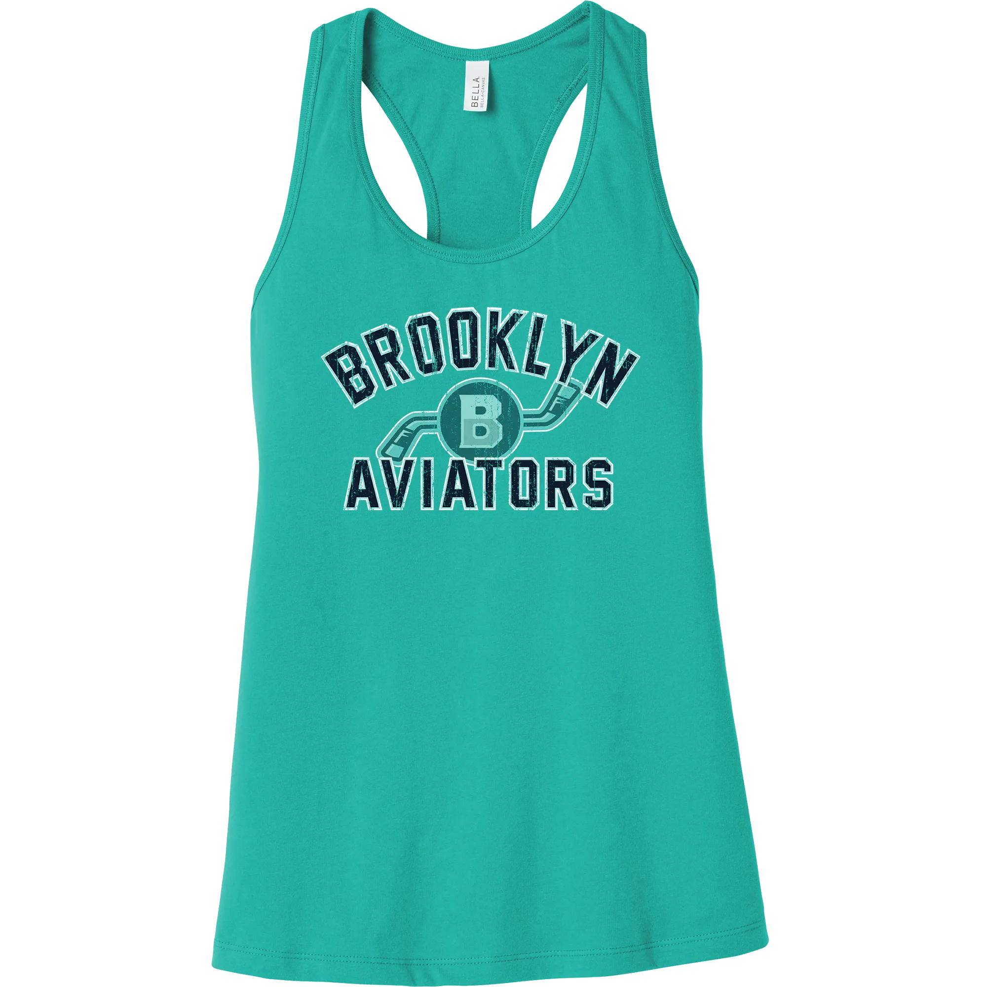 Brooklyn Aviators Womens Jersey Racerback Tank