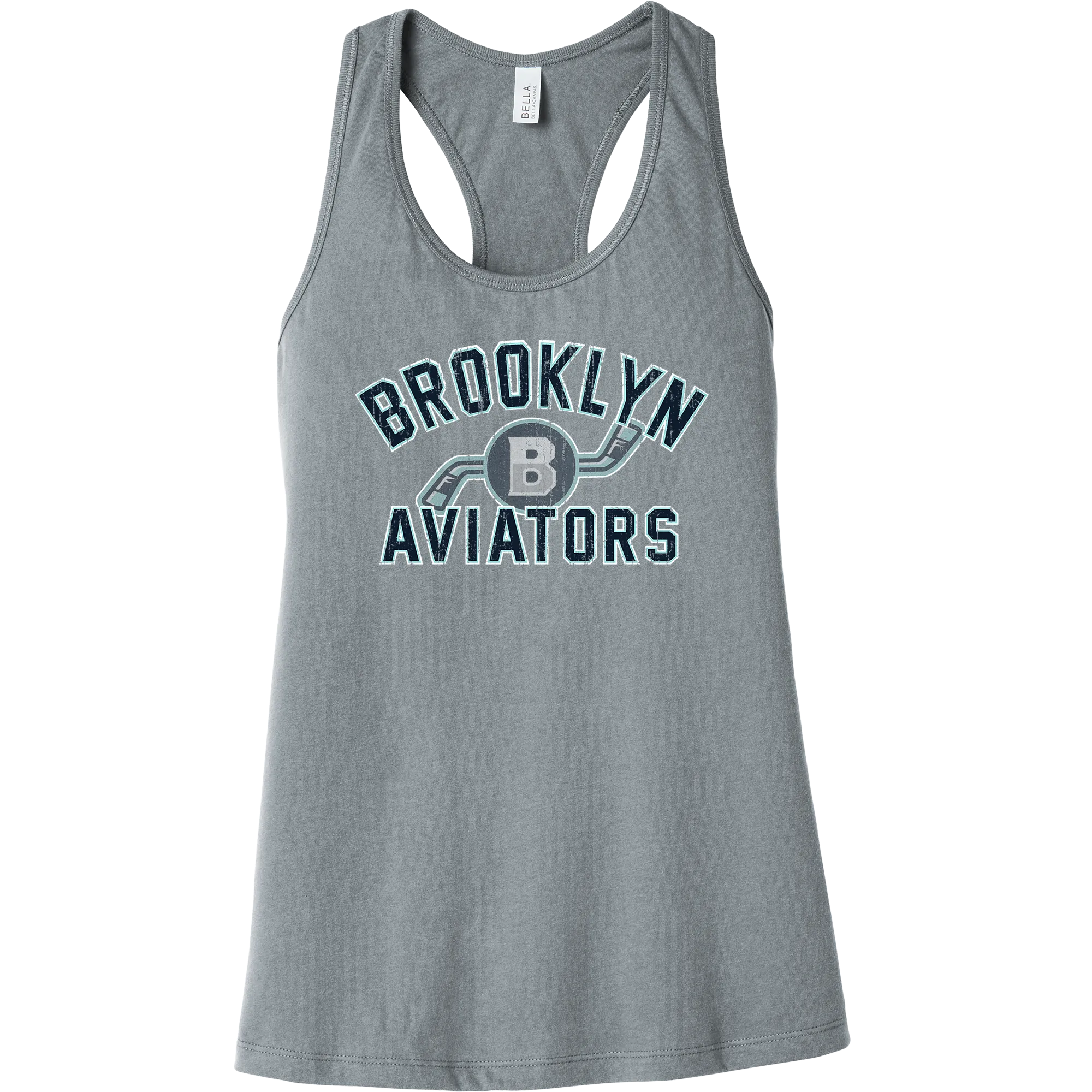 Brooklyn Aviators Womens Jersey Racerback Tank