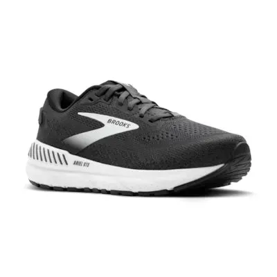 Brooks Ariel GTS 24 Ebony Black White Wide Women's