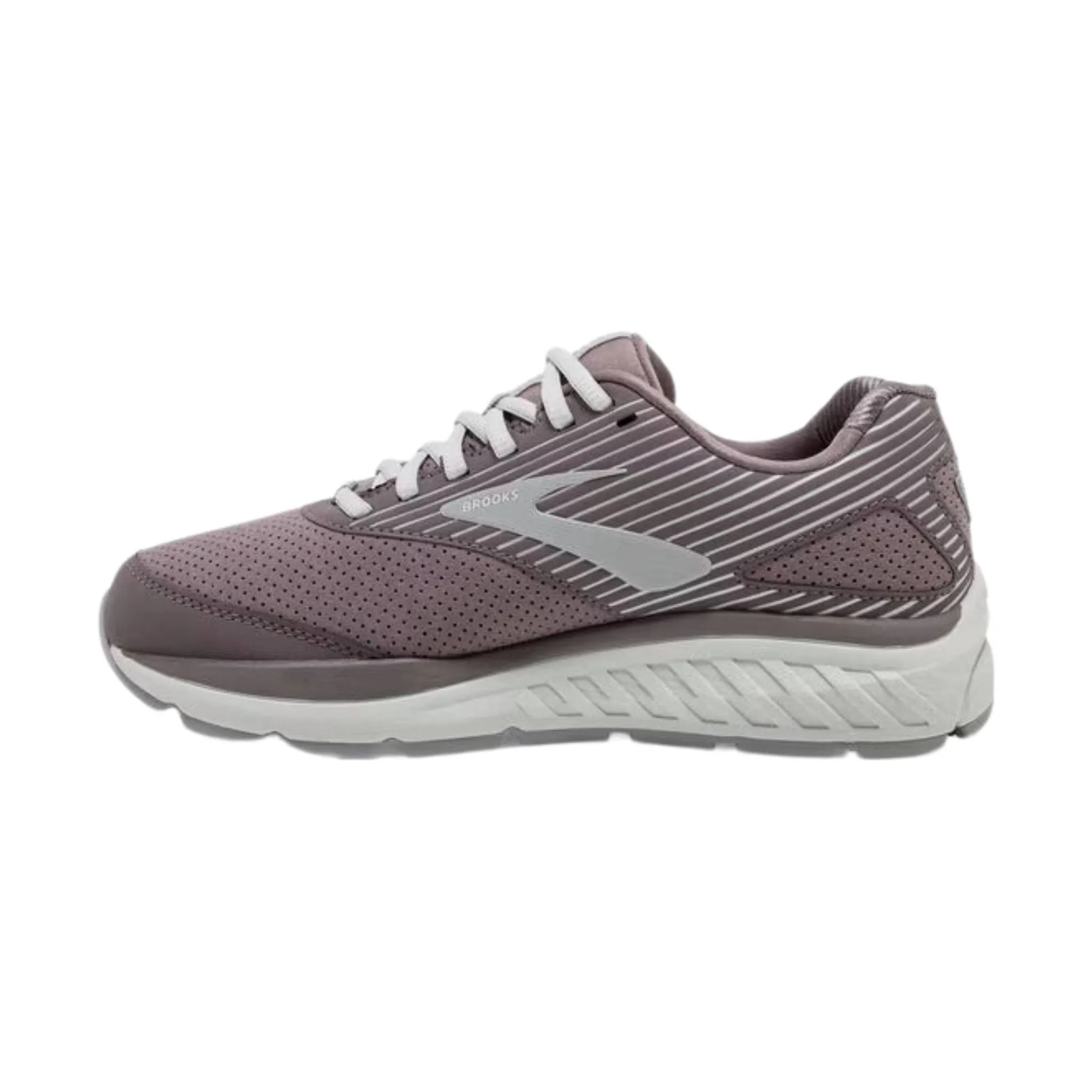 Brooks Women's Addiction Walker Suede Walking Shoes - Shark/Alloy/Oyster