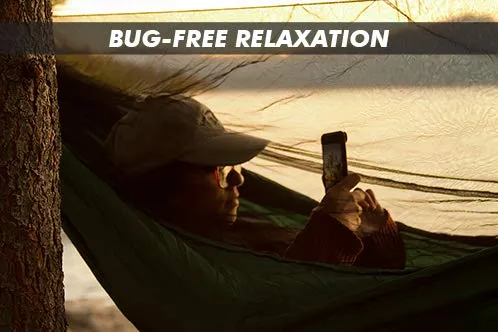 Camping Hammock with Mosquito Net - Time Travel Distribution