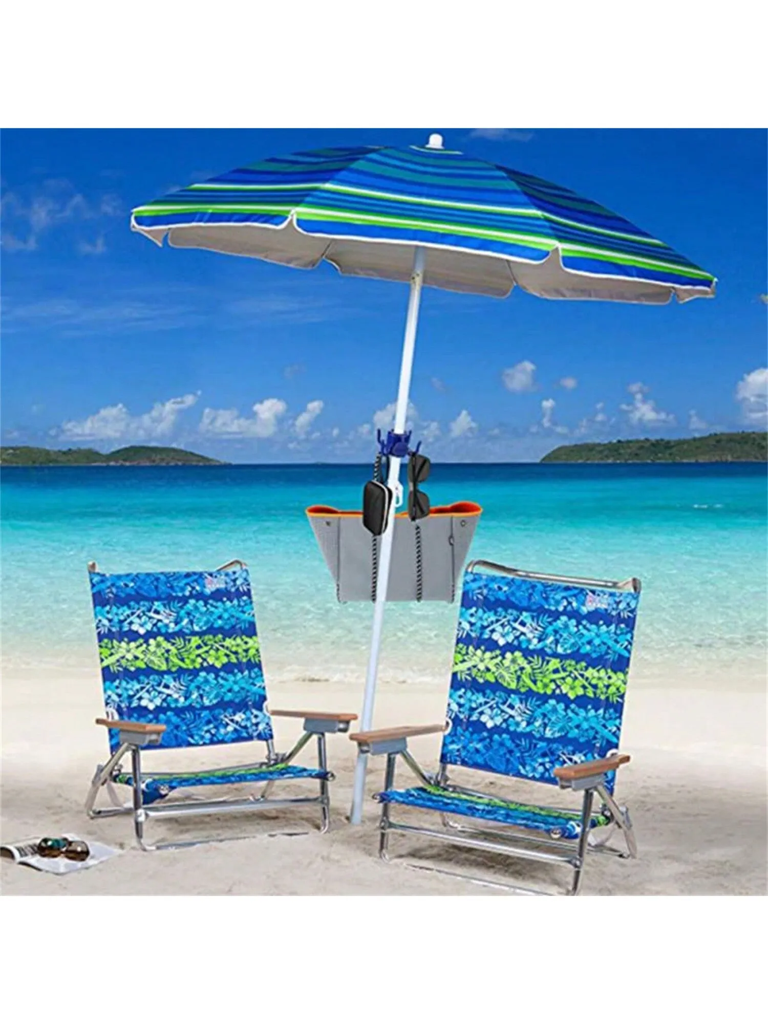 Convenient Beach Umbrella Hook - Easily Hang Your Belongings