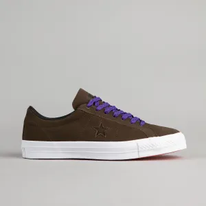 Converse One Star Pro Leather OX Shoes - Hot Cocoa / Black