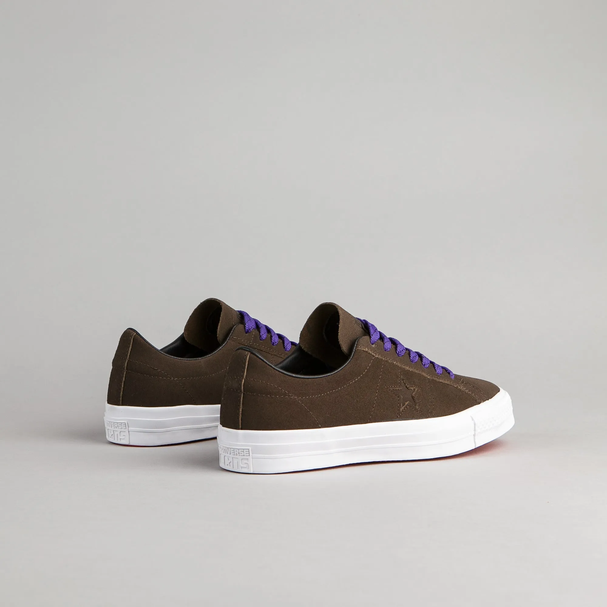 Converse One Star Pro Leather OX Shoes - Hot Cocoa / Black