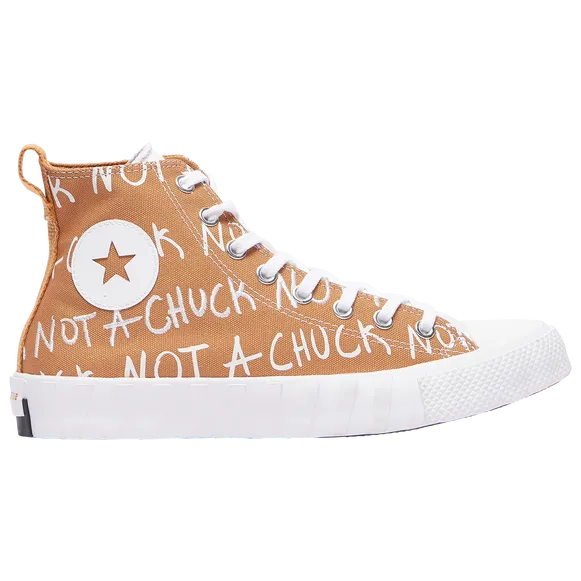 Converse Untitl3d Hi Golden Tan White Sneakers