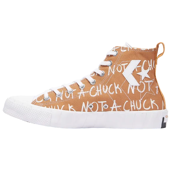 Converse Untitl3d Hi Golden Tan White Sneakers