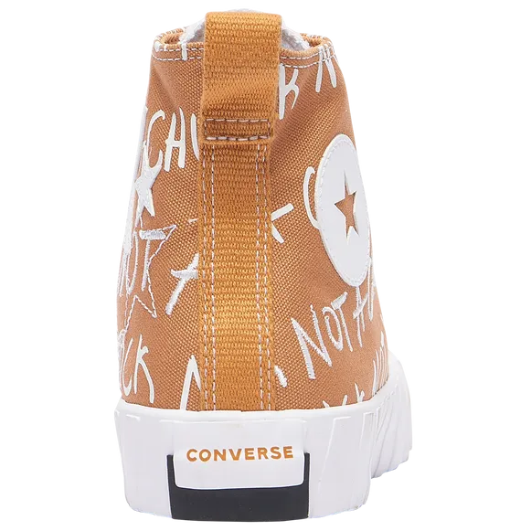 Converse Untitl3d Hi Golden Tan White Sneakers